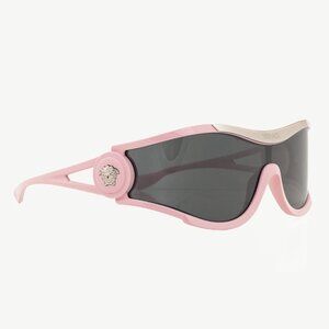 Versace SS/24 VE4475 Pink Medusa-Logo Shield Sunglasses
